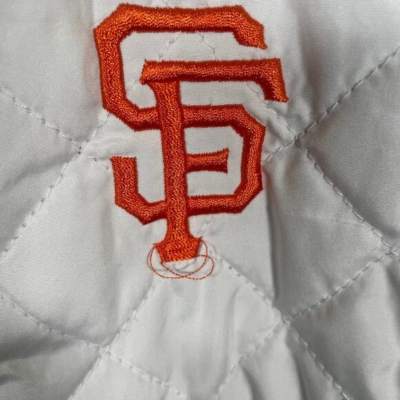 G III Cooperstown Collection SS Giants Vest Womens Small Carl Banks MLB Pockets - Picture 3 of 8